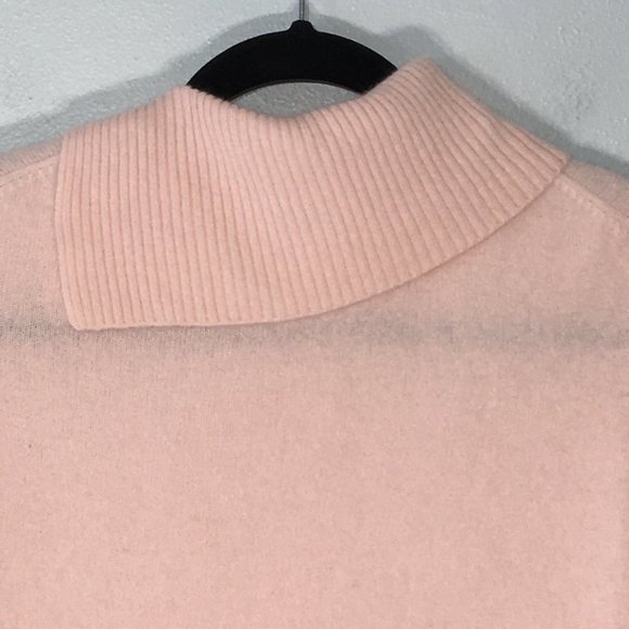 Geneva Blush Pastel Pink Cashmere Sweater *Valentine's Day* Super Soft Cashmere - Picture 6 of 11